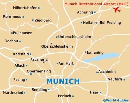 Munich airports map