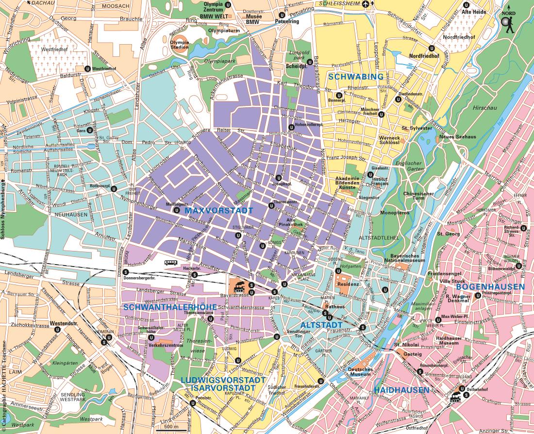 Map Of Munich Offline Map And Detailed Map Of Munich City
