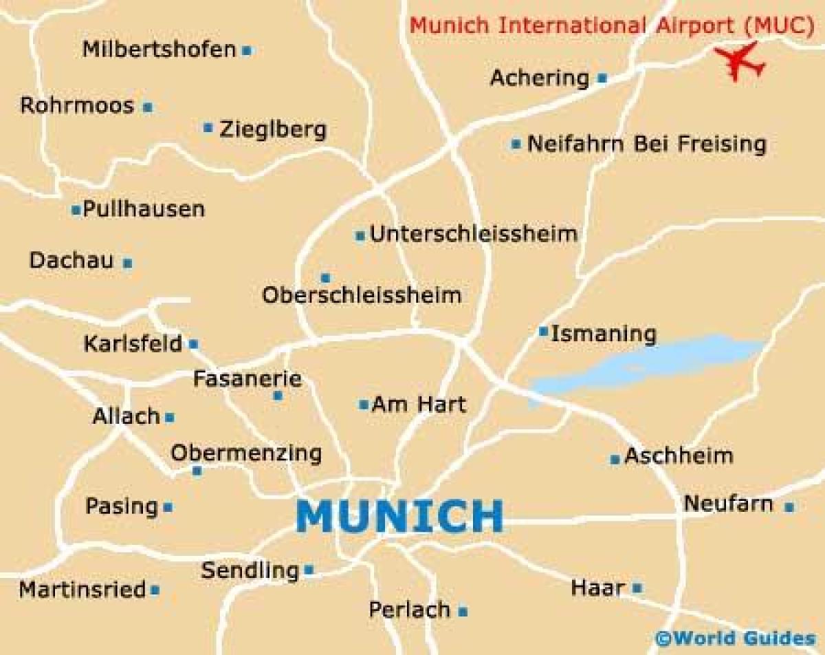 Munich airports map