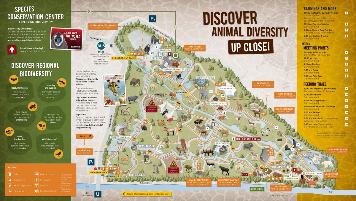 Munich zoo park map
